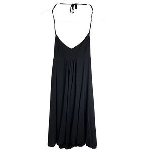 🔴 5/$20, Casual Black halter coverup dress